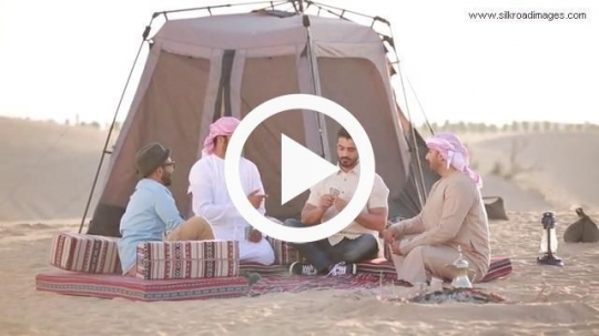 Playing cards in wilderness