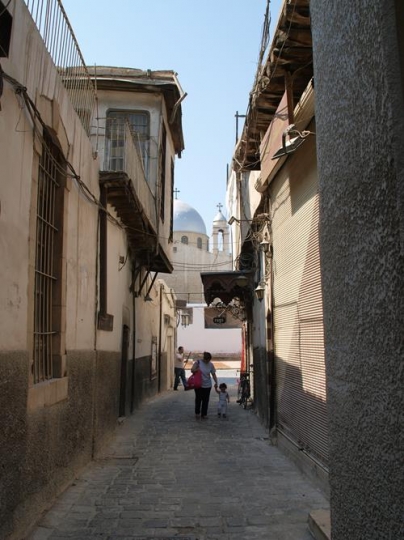 church across the hallway