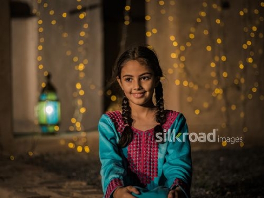 Girl enjoying celebrations|-