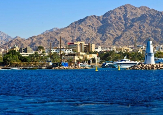 general view of aqaba city