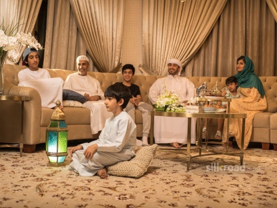 Family time in the living room|-