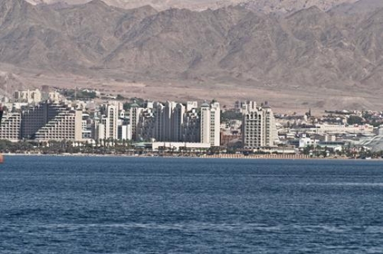 view on resort hotels of eilat