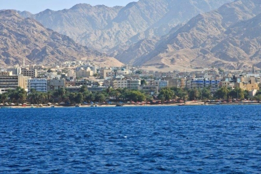 general view of aqaba city