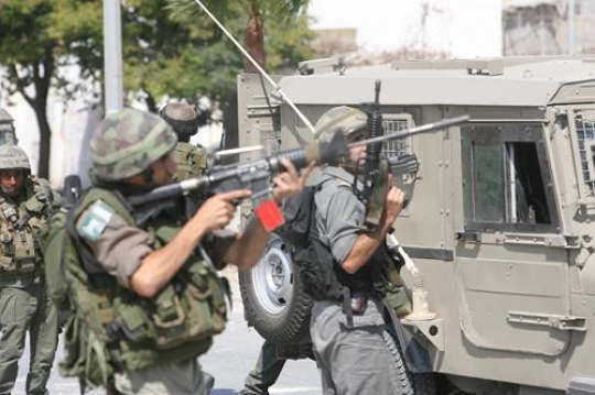 Israeli military jeep