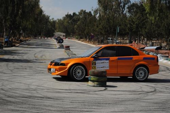 Car on drifting 