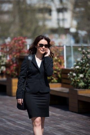 Turkish Businesswoman Heading To A Meeting