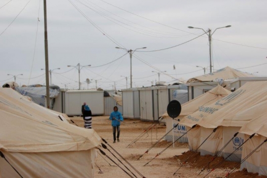 refugees tents