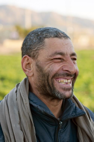 Rural Man Smiling