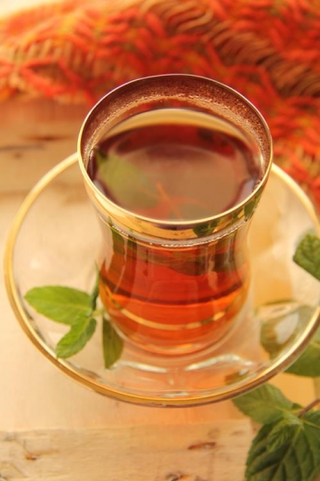 Tea with mint