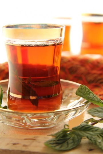 Tea with mint