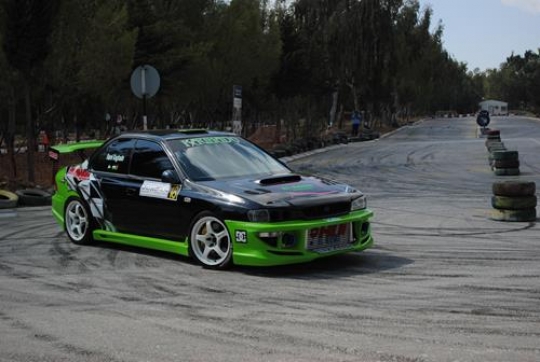 Car on drifting