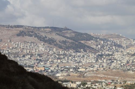 Mount Jerzim in Nablus