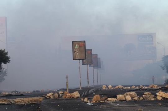 israeli military occupation launches tear gas