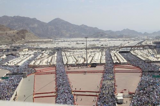 Course between Mecca and Mina