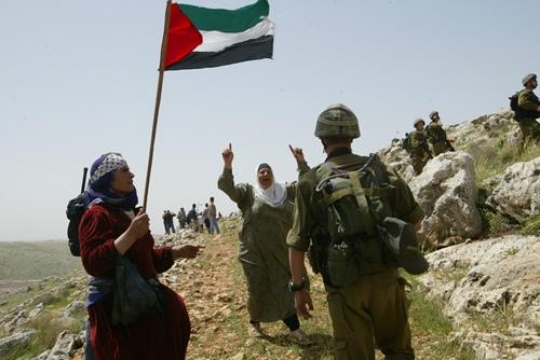 palestinian woman and israeli