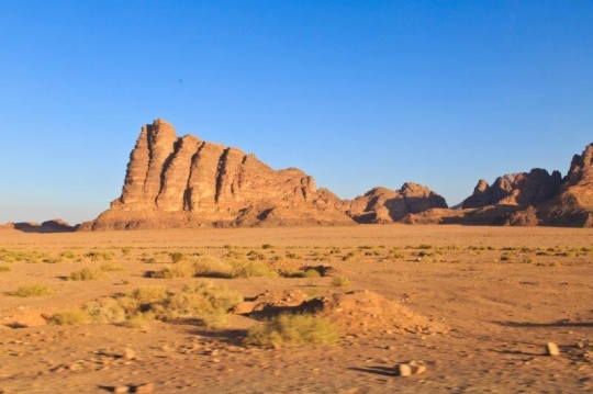 view of desert mountains