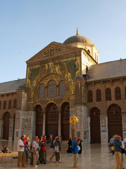 people in ummayad mosque