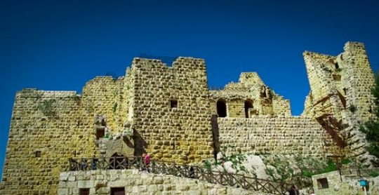 detail of the fortress,ajloun,jordan