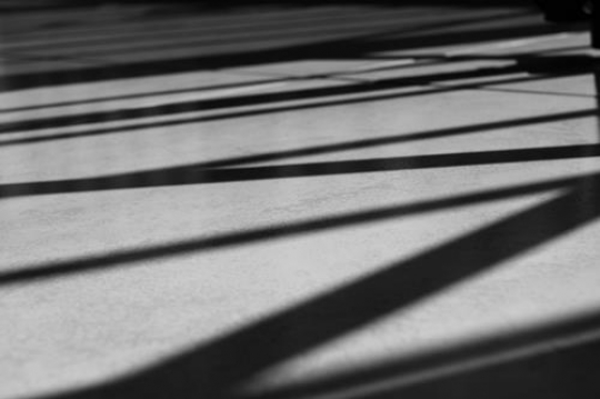 light and shadow on a floor