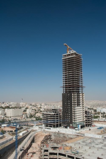 building under construction in