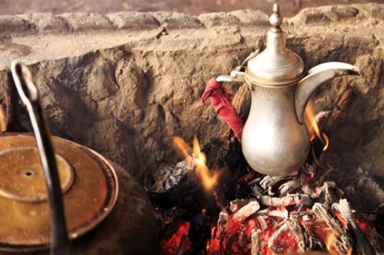 variety of pots on fire