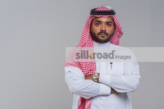 Medium shot of an Arab Businessman |