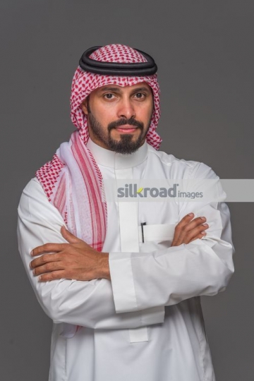 Businessman arms crossed|