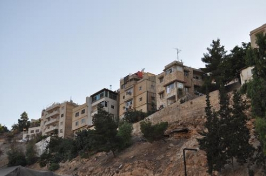 Amman city streets, old building