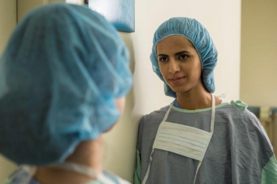 Middle Eastern Woman Surgeon at Operation Room
