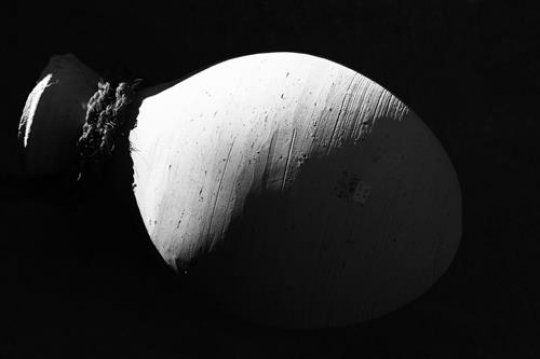 clay pot close up