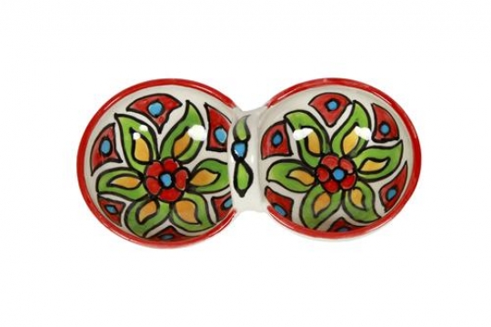 Ceramic Red Double plate
