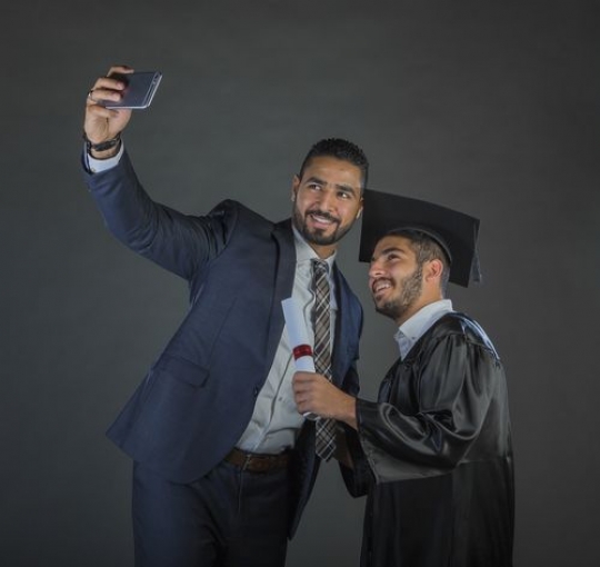 A Graduation Selfie|-